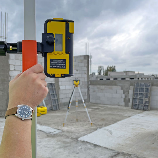 Nl720r Digital Rotary Laser Level System Red Beam Vertical Horizontal Slopes Range Up To 700 M Self-leveling