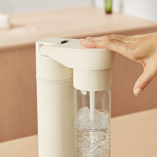 Aparat de făcut apă carbogazoasă Create Soda Maker Studio 1 Litru Crem