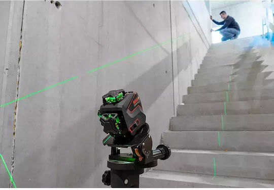 Sola PLANO 3D GREEN Αυτορυθμιζόμενο Γραμμικό Αλφάδι Laser Πράσινης Δέσμης 3.6V με Εύρος Εργασίας 30m