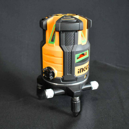 Ingco Autonivelant Liniar Nivelă Laser Fascicul Verde 1.5V cu Domeniu de Lucru 30m