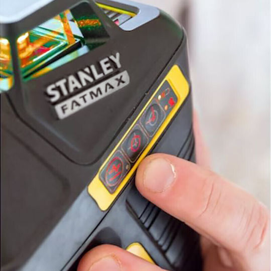 Stanley Fatmax Αυτορυθμιζόμενο Γραμμικό Αλφάδι Laser Κόκκινης Δέσμης με Εύρος Εργασίας 20m