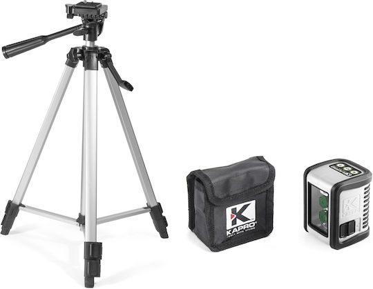 Kapro Αυτορυθμιζόμενο Γραμμικό Αλφάδι Laser Πράσινης Δέσμης με Εύρος Εργασίας 20m