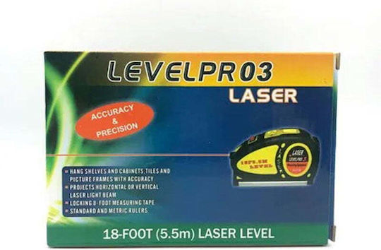LevelPro3 LV05 Γραμμικό Αλφάδι Laser Κόκκινης Δέσμης