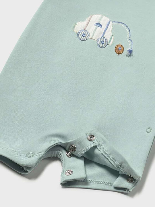 Mayoral Baby Bodysuit Set Short-Sleeved Petrol 2pcs