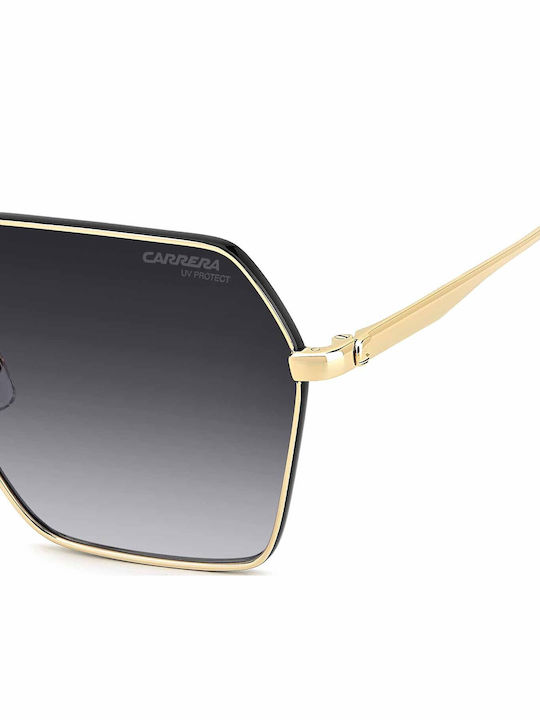 Carrera Women's Sunglasses with Gold Metal Frame and Gray Gradient Lens 3057/S RHL/9O
