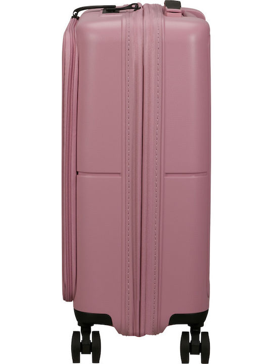 American Tourister Cabin Travel Suitcase Hard Lilac Pink with 4 Wheels Height 55cm