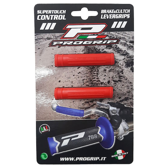 Motorcycle Lever Guards Red
