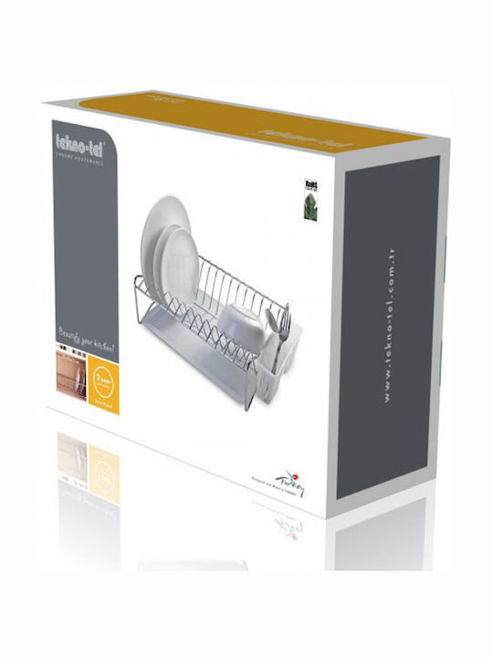 Tekno-Tel Sink Strainer Inox Silver 37x30x24cm