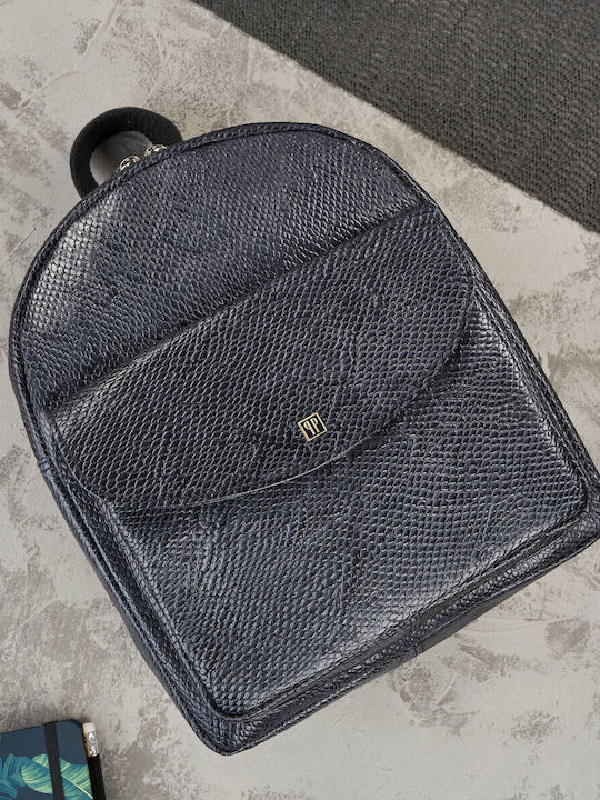 Leather Women's Backpack / Shoulder Bag Black