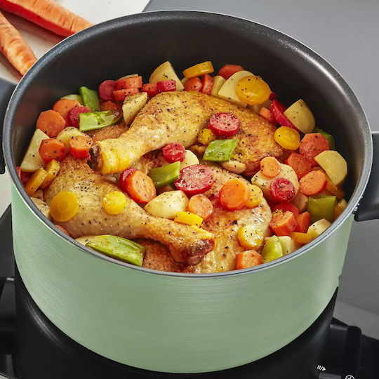 Tefal Blossom Βαθιά Κατσαρόλα από Αλουμίνιο 5.2lt / 24cm