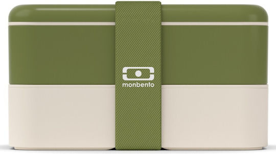 Monbento Mb Original Кутия за обяд Пластмаса Бежов Подходяща за микровълнова фурна 1бр