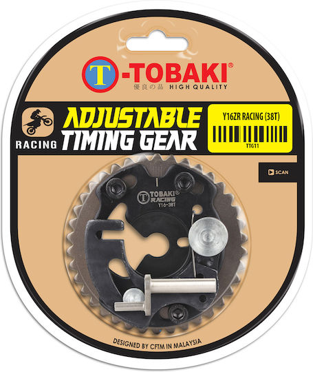 Roată Decompresor Ax Cu Came 38T Racing Yamaha Nmax V2 '21 Y16zr Tobaki