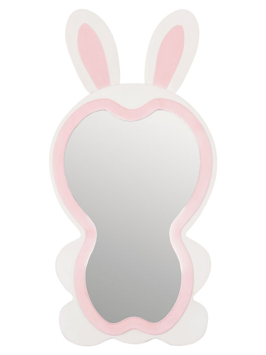 Kinderwanddekoration Kinder-Spiegel Rosa 80x162cm