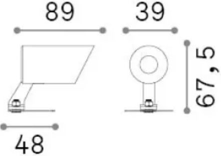 Ideal Lux Στεγανός Προβολέας LED 3W 3000K 3.9x6.7x8.9εκ. Ideal Lux Στεγανός Προβολέας LED 3W 3000K 3.9x6.7x8.9εκ.