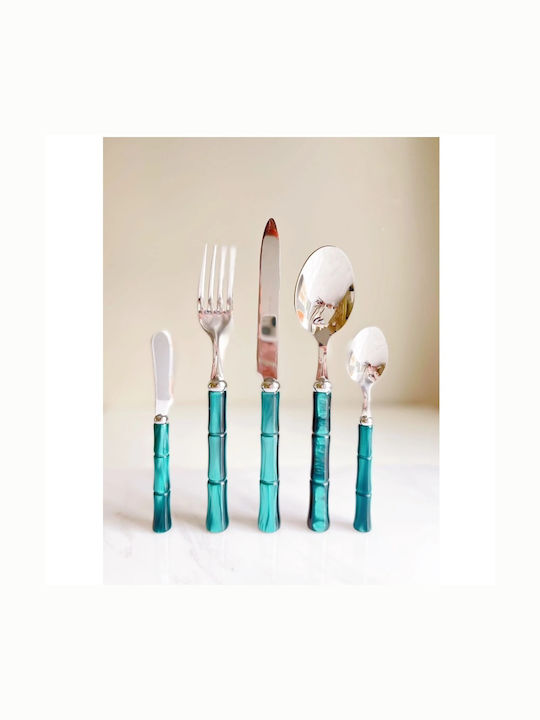 Rivadossi Sandro Bamboo Cutlery Set Stainless Green 24pcs