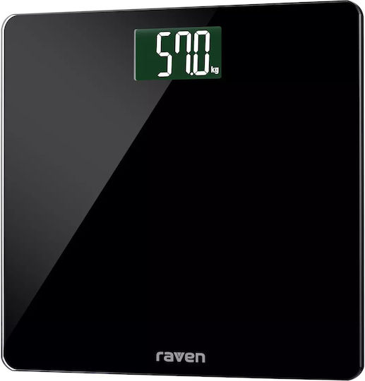Raven Ew013 Ψηφιακή Ζυγαριά 250kg Μαύρη