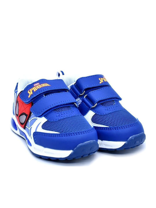 Kids Sneakers with Scratch & Lights Blue