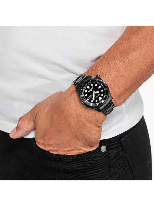 Citizen Promaster Mechanical Ρολόι Αυτόματο με Μεταλλικό Μπρασελέ Citizen Promaster Mechanical Ρολόι Αυτόματο με Μεταλλικό Μπρασελέ