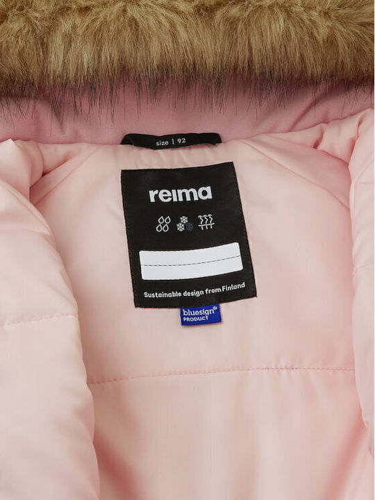 Reima Baby Bodysuit for Going Out Long-Sleeved Green-Pink