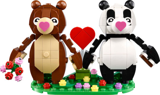 LEGO Cuburi de Construit Love Bears pentru 9+ Ani 287 Bucăți