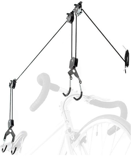Zola Bicycle Rack Ceiling Mount Metal Black