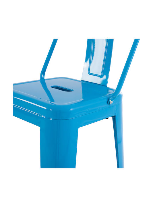 Stool for Bar Outdoor Melita-pro Blue 42x42x100cm
