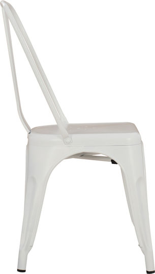 Melita-pro Scaune Sala de mese Matte White 1buc 44x47x84.5buc