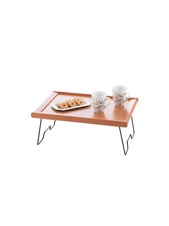 Arredamenti Italia Melfo Lemnos Dreptunghiular Tavă de Servire în Culoare Maro 60x41x23cm 1buc
