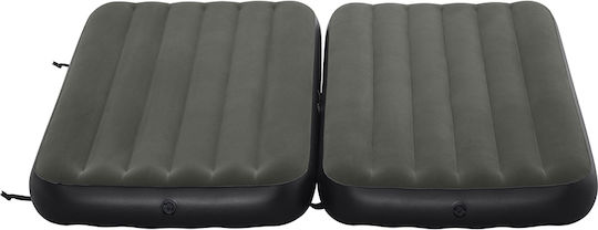 Bestway Aufblasbares Camping-Luftmatratze Einzel 188x99x25cm Grau
