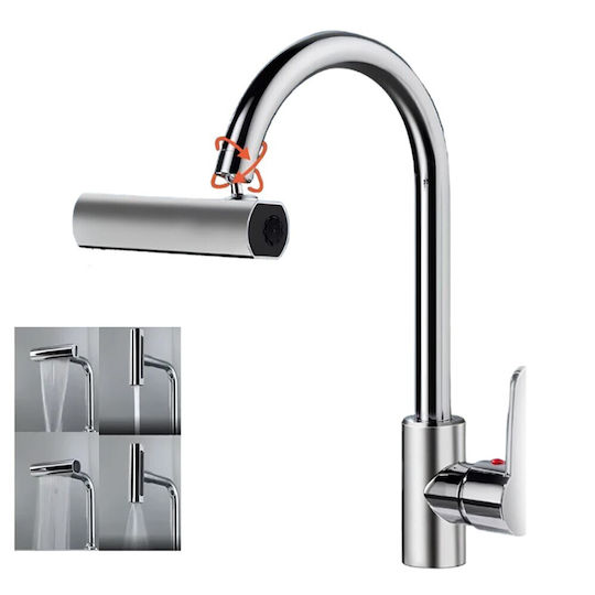 Universal Flexible Splash Filter Faucet with Filter
