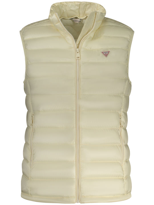 Guess Sleeveless Jacket Beige