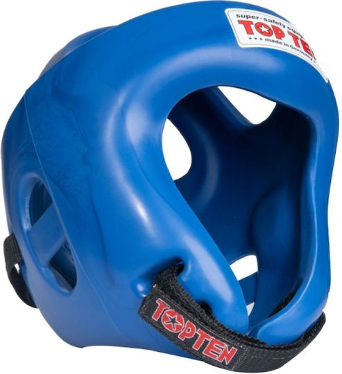 Sport Masters Adult Open Face Boxing Headgear Red