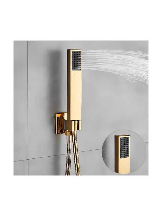 für Dusche 2 Ausgänge Gold