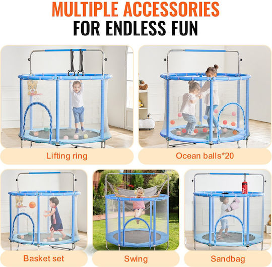 Vevor Trampolin Kinder mit Netz & Handgriff