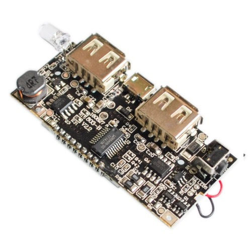 Dual-USB 5V 1A 2.1A Mobile Powerbank 18650 Batterie-Ladegerät-Modul LCD-Display