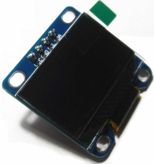0.96" I2C 128x64 OLED LCD дисплей SSD1306 Бял
