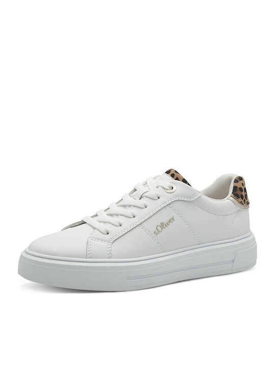 Damen Sneakers White / Leopard