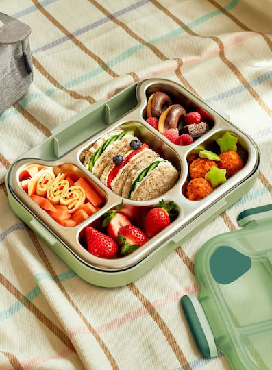 Monbento Ανοξείδωτο Παιδικό Δοχείο Φαγητού 0.95lt Πράσινο