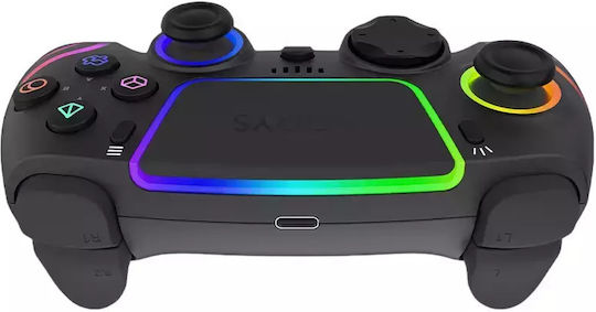Aqirys Themis Ασύρματο Gamepad για Android / PC / PS3 / PS4 / iOS Μαύρο