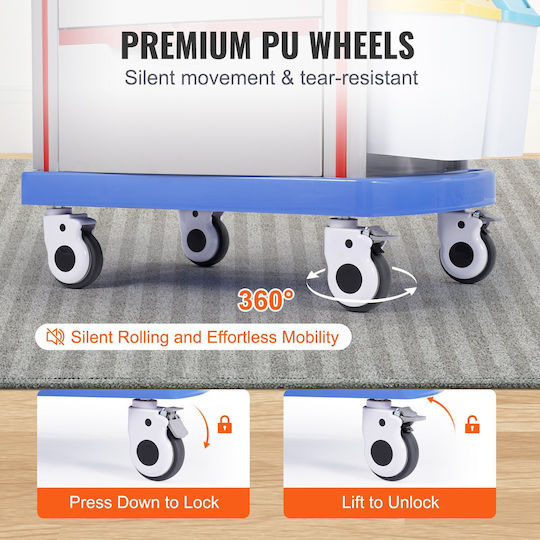 Vevor Vevor Mobile Nursing Table with Adjustable Height