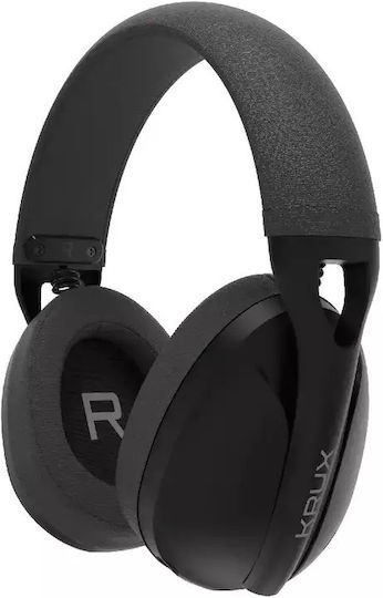 Krux Clapz Ασύρματο Over Ear Gaming Headset με σύνδεση Bluetooth / USB for PC