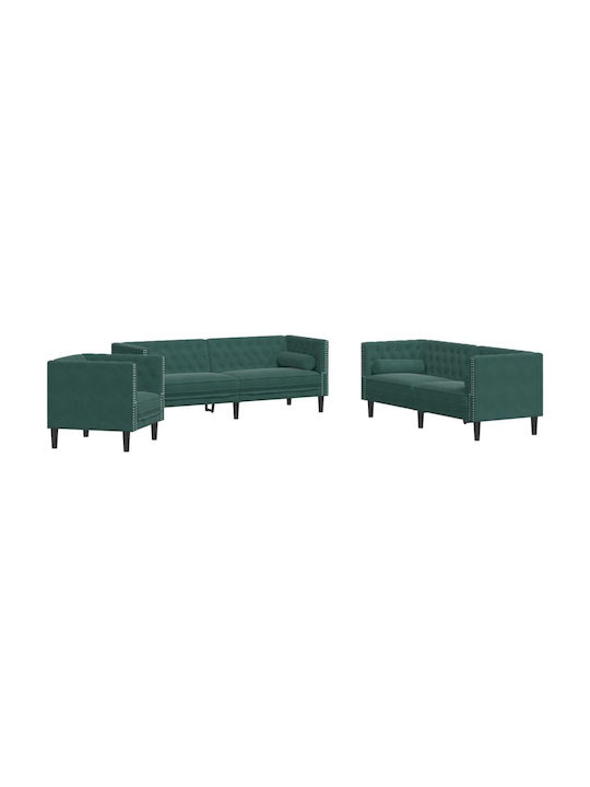 Set de Sufragerie Chesterfield 3 Scaune & 2 Scaune & Fotoliu