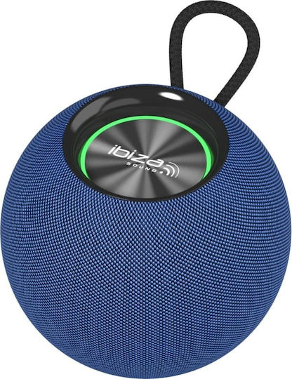 Ibiza Sound Boomy Ηχείο Bluetooth 5W με Διάρκεια Μπαταρίας έως 5 ώρες Μπλε