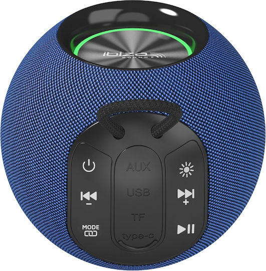 Ibiza Sound Boomy Ηχείο Bluetooth 5W με Διάρκεια Μπαταρίας έως 5 ώρες Μπλε