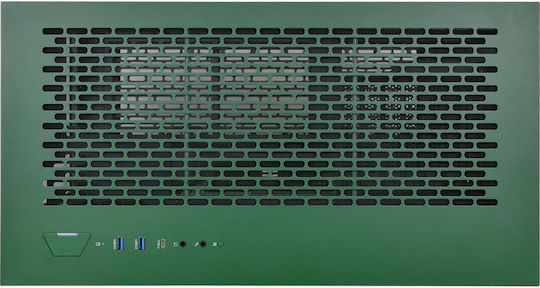 Thermaltake CTE E660 MX Gaming Midi-Turm Computergehäuse mit Seitenfenster Grün