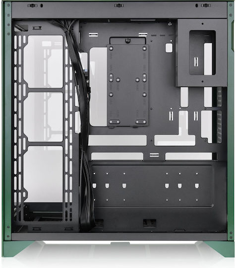 Thermaltake CTE E660 MX Gaming Midi-Turm Computergehäuse mit Seitenfenster Grün
