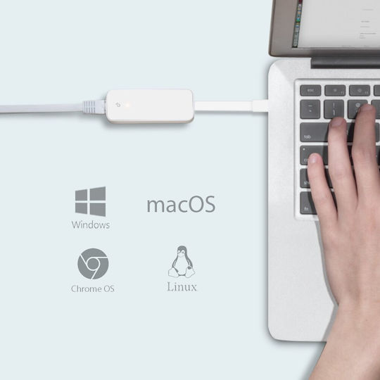 TP-LINK UE300C USB-C Network Adapter with Wired Gigabit Ethernet Connection Standard v5