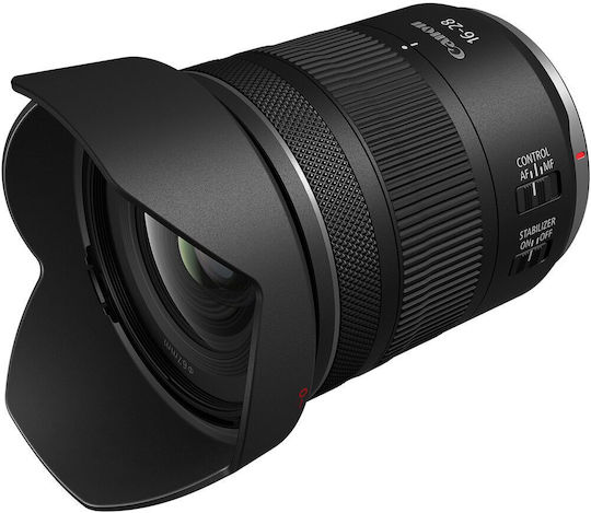 Canon Full Frame Φωτογραφικός Φακός RF 16-28mm F2.8 IS STM Wide Angle Zoom για Canon RF Mount Μαύρος