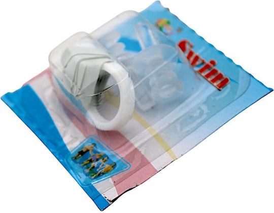Earplugs for Swimming White 2pcs 4EPX05-W