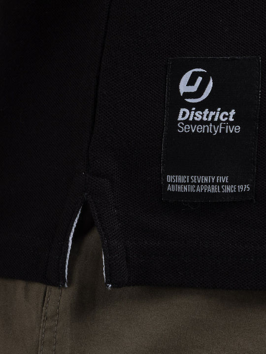 Polo Short Sleeve Black Men's Blouse